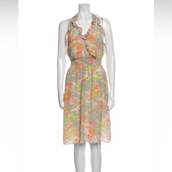 Rebecca Taylor knee-Length 100% silk dress - Picture 1 of 11